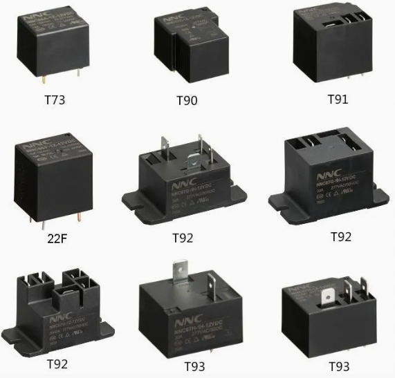 Relais PCB à haute fiabilité électromagnétique NNC66F (22F) avec 4 ou 5 broches