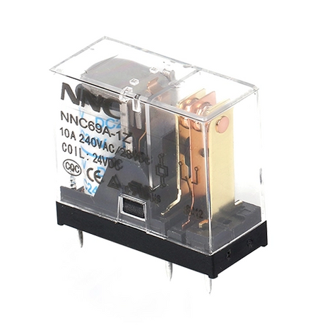 Relais électromagnétique miniature haute puissance avec pincement de broche de 3,5 mm/5 mm
